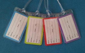 Set of Four Stitch Luggage Tags for Your Disney World - Land - Cruise Trip