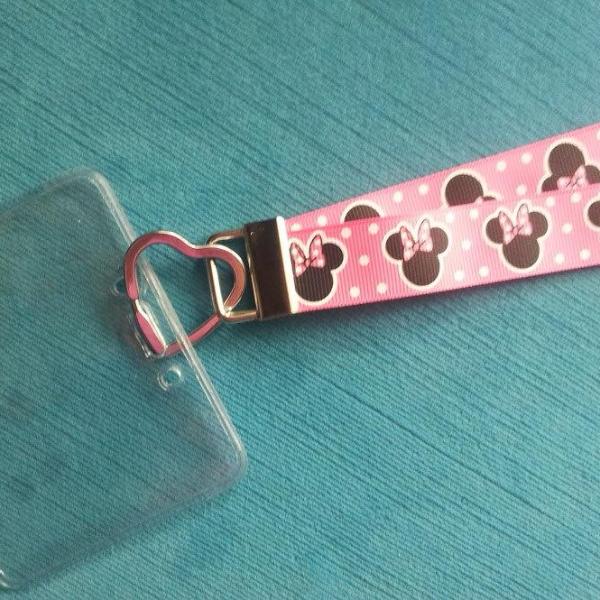 Disney KTTW Card Holder/Lanyard  - Minnie Mouse - Non-scratchy - Child or Adult
