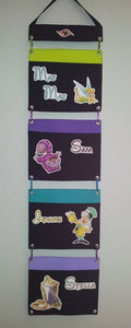 Four Pocket Fish Extender - DCL - Disney Cruise - 4 Pocket - Flexible - Interchangeable - FE - Custom - Any characters