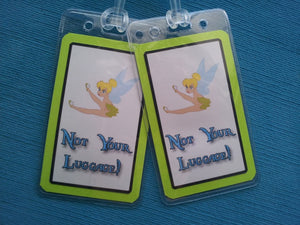 Set of Five Custom Luggage Tags for Your Disney World - Land - Cruise Vacation