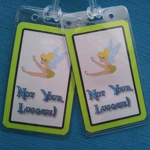Set of Two Custom Luggage Tags for Your Disney World - Land - Cruise Vacation