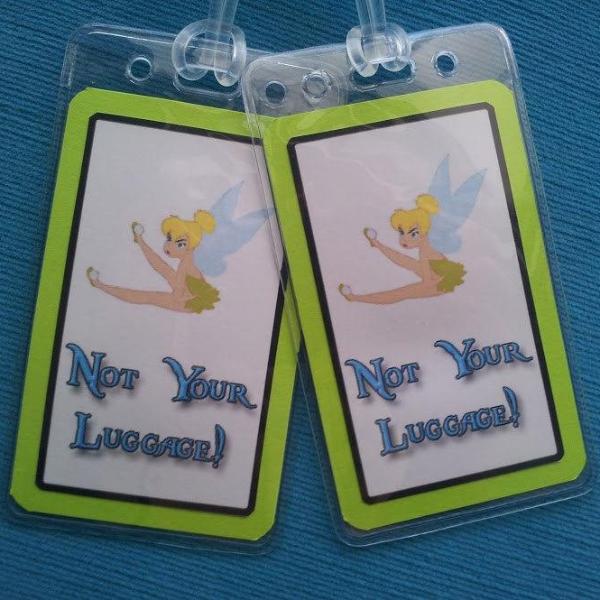 Set of Two Custom Luggage Tags for Your Disney World - Land - Cruise Vacation