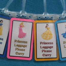 Set of Four Princess Luggage Tags for Your Disney World - Land - Cruise Trip