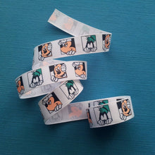 Peeking Mickey Mouse and Goofy 7/8&quot; Grosgrain Ribbon