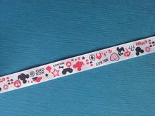 Mickey Mouse and Pluto Silhouettes 7/8&quot; Grosgrain Ribbon