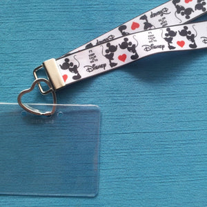 Disney KTTW Card Holder/Lanyard  - Keep Calm and Go To Disney - Non-scratchy - Child or Adult