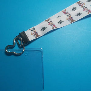 Disney Lanyard  - for KTTW - Disney Cruise - DCL - Swashbuckling Mickey & Minnie - Non-scratchy - Child or Adult