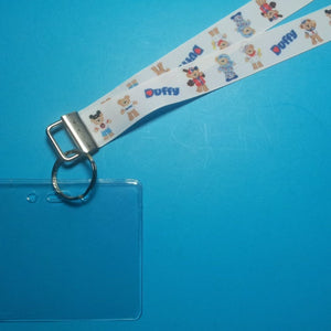 Disney KTTW Card Holder/Lanyard  - Duffy the Disney Bear - Non-scratchy - Child or Adult