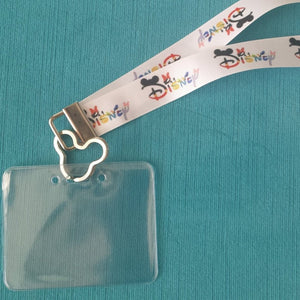 Disney Cruise Lanyard - Disney World Lanyard - KTTW Card Holder - Disney with Character - Non-scratchy - Child or Adult