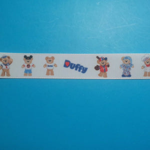 Duffy the Disney Bear 7/8&quot; Grosgrain Ribbon - Exclusive Design!  Limited!!
