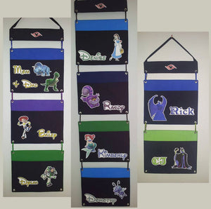 Fish Extender - Disney Cruise Fish Extender - DCL Fish Extender - 1 2 3 4 5 pockets - Interchangeable - Flexible - Custom - Any Characters