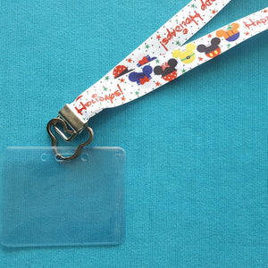 Disney Lanyard  - for KTTW card - Disney Cruise - DCL - Mickey Ear Ornaments - Non-scratchy - Child or Adult