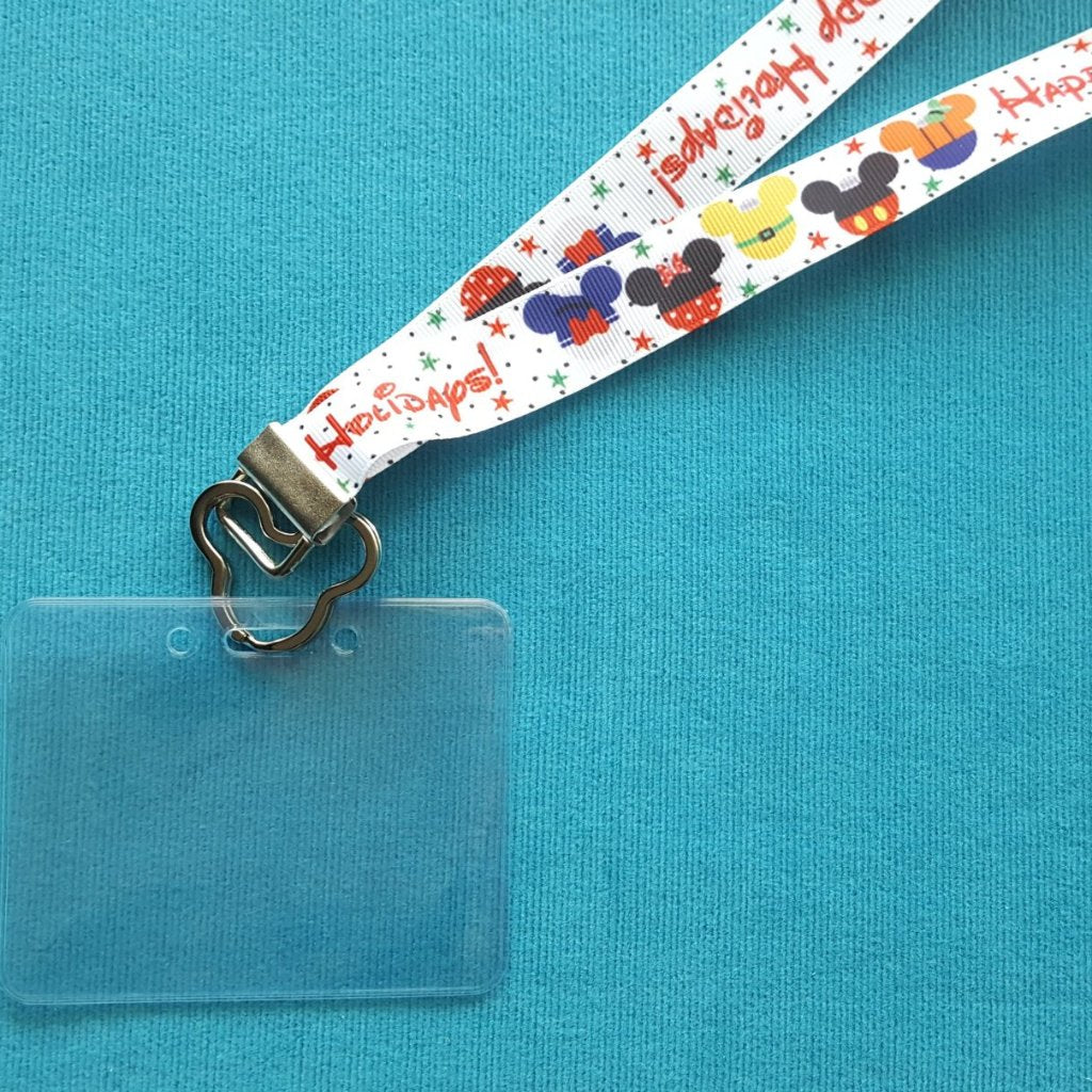 Disney Lanyard  - for KTTW card - Disney Cruise - DCL - Mickey Ear Ornaments - Non-scratchy - Child or Adult