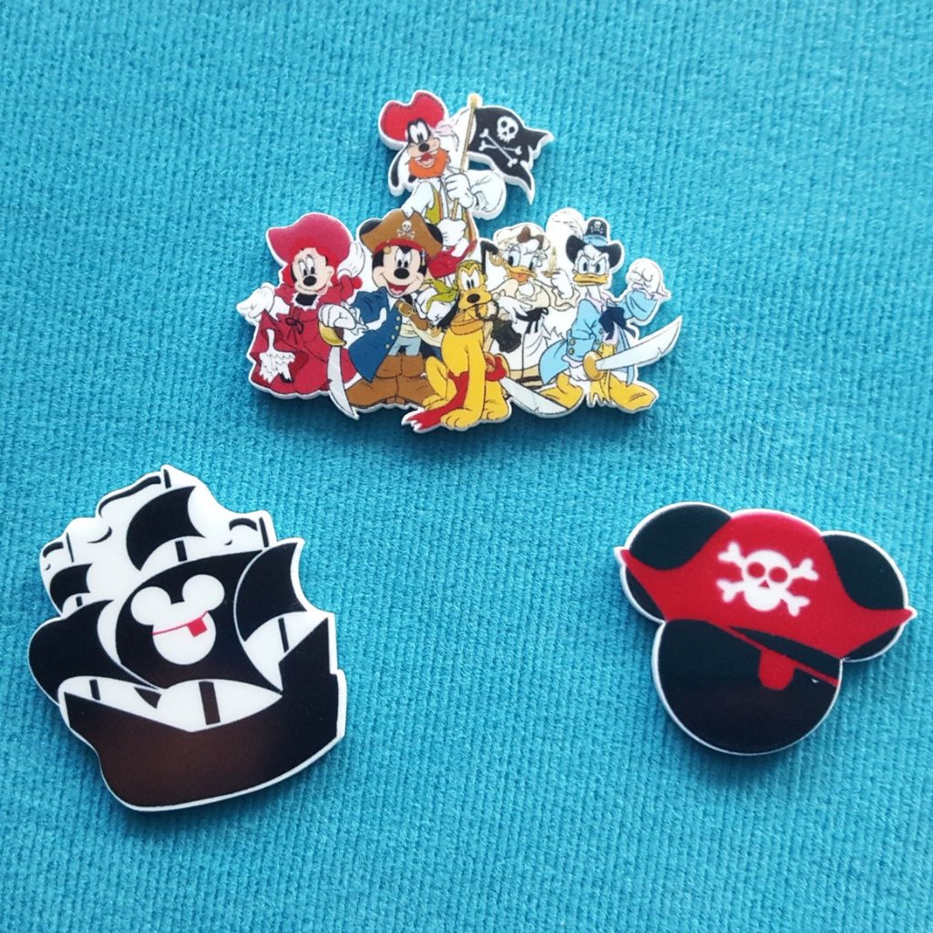 Pirate Mickey Magnet Set for Fish Extender Gift Disney Cruise FE Gift